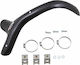 Moose Racing Motorcycle Wheel Mudguard Black 1pcs