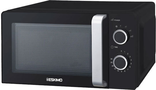 Eskimo Microwave Oven with Grill 20lt Black