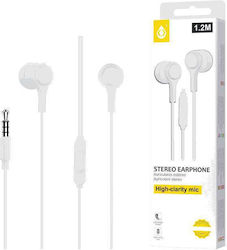 Moveteck Stereo In-ear Handsfree με Βύσμα 3.5mm...