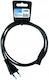 iBox Euro - IEC C7 Cable 1.5m Μαύρο IKZ3