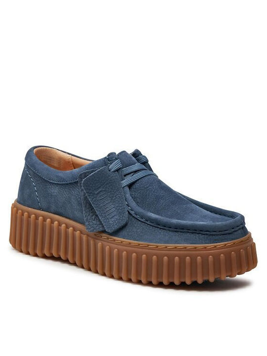 Clarks Torhill Bee Leder Damen Mokassins in Bla...