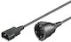 Microconnect Schuko - IEC C14 Cable 2m Black (PE130200)