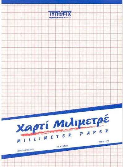 Milimetre Διαφανές Μπλοκ Σημειώσεων A3