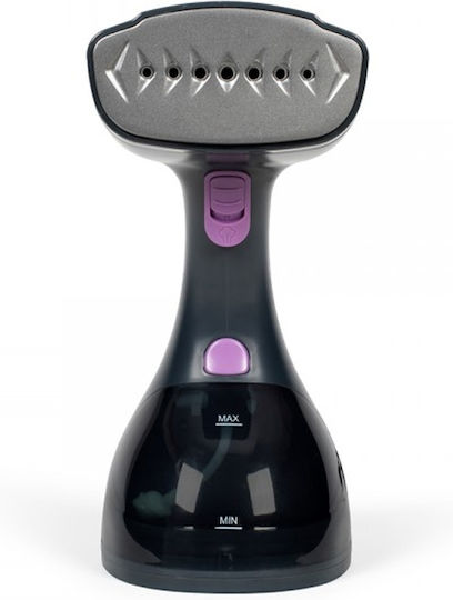 Livoo Kleiderdampfer Hand 1500W mit Behälter 300ml Schwarz