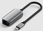 Satechi ST-AE25M USB-C Αντάπτορας Δικτύου για Ενσύρματη σύνδεση Gigabit Ethernet