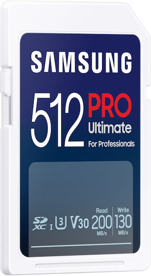 Samsung Pro Ultimate SDXC 512GB U3 V30 UHS-I 200MB/s