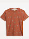 Kinder-T-Shirt Kaffee