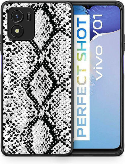 Smartfits Animal Umschlag Rückseite Weiß (Vivo Y01)