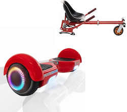 Smart Balance Wheel Regular Red PowerBoard PRO Hoverboard with 15km/h Max Speed and 10km Autonomy in Red Color with Seat