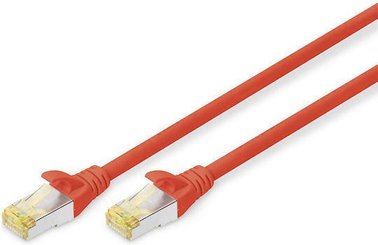 3M S/FTP Cat.6 (Gigabit) Καλώδιο Δικτύου Ethernet 3m Κόκκινο 10τμχ
