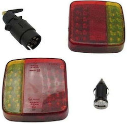 LED Car Towing & Trailer Light Set with Screws 2pcs