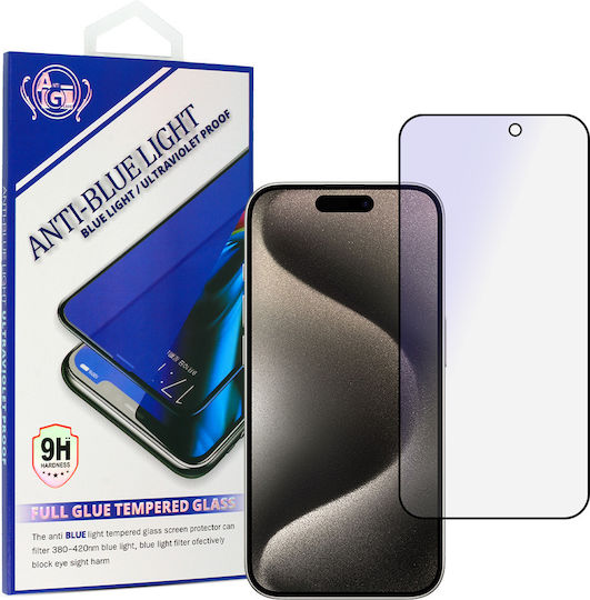 Anti-blue Adeziv complet Full Face Tempered Glass (Redmi 10)