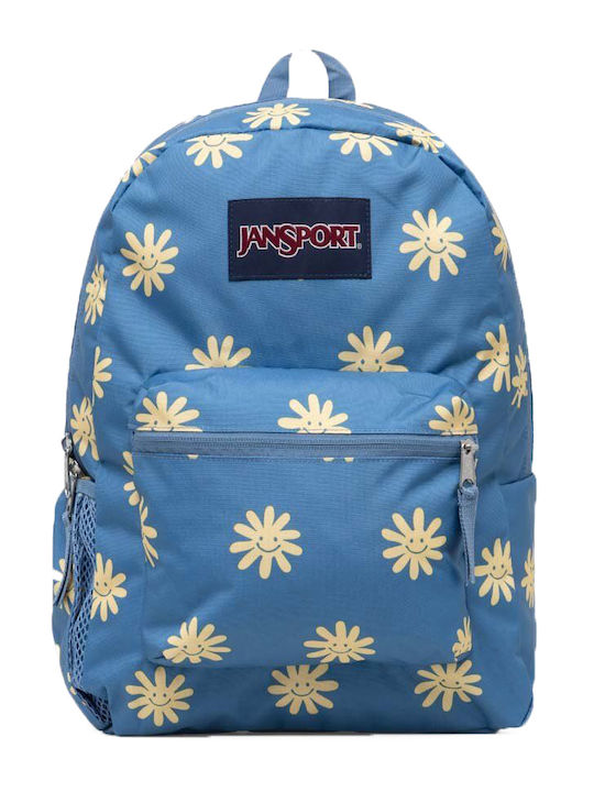 Jansport Cross Town Schulranzen Rucksack Junior High-High School in Blau Farbe 26Es