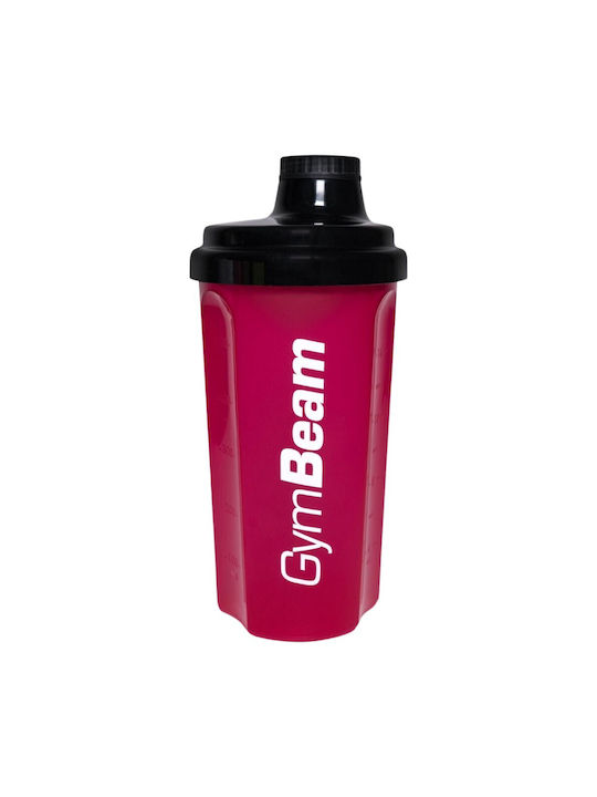 GymBeam Plastic Protein Shaker 500ml Red