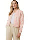 Women's Short Puffer Jacket for Winter Coral