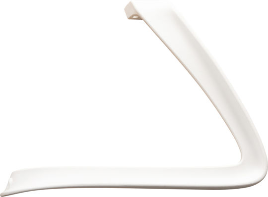 Freebox Stuhl Arm aus Polypropylen Geeignet für Stuhl,Stock in Weiß Farbe 2Stück