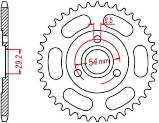 Roc Rear Sprocket for Honda Z 50