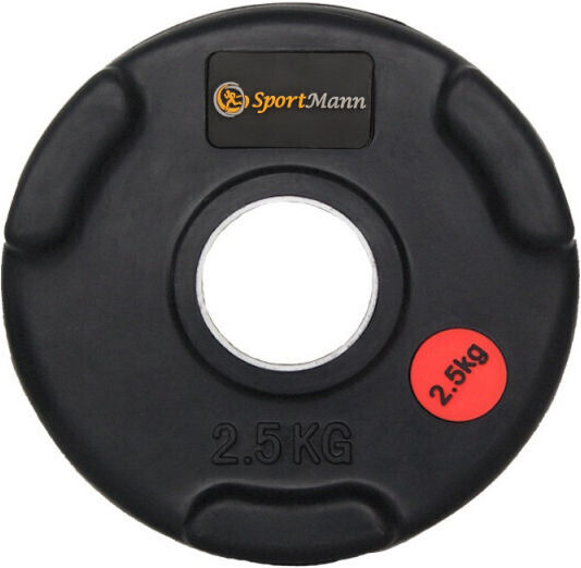 Sportmann Set of Plates Rubber 1 x 2.5kg Ø51mm