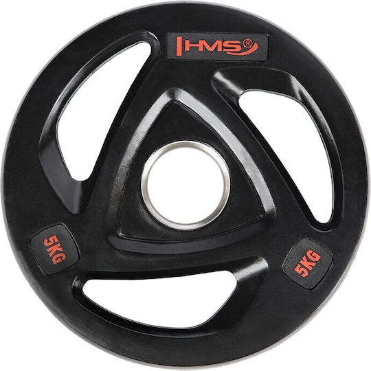 HMS Δίσκος Λαστιχένιος 1 x 5kg Φ51mm με Λαβές