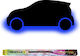 Autoline Exterior Decorative Car Lighting System Blue Color