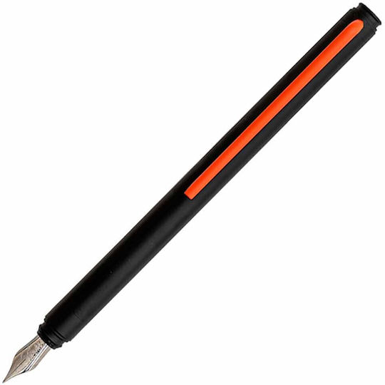 Pininfarina Segno Writing Pen Medium Orange made of Aluminum with Blue Ink