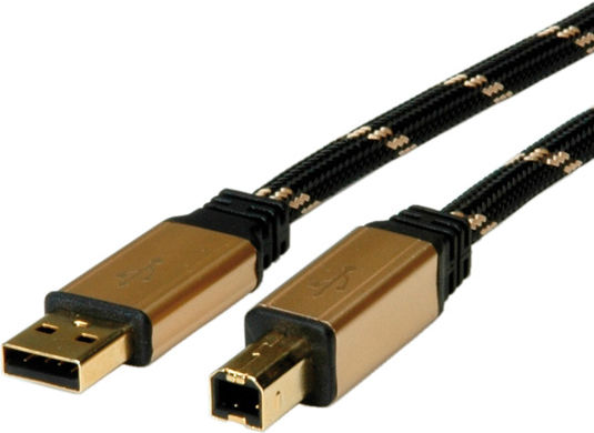 Roline 45m USB 2.0 Cable A-Male Gold (11.02.8805)