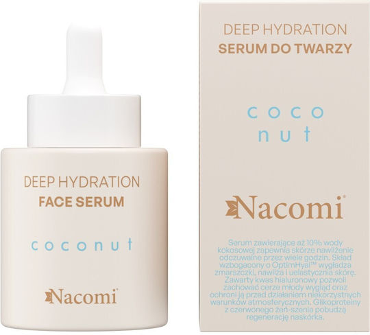 Nacomi Deep Hydration Coconut Ενυδατικό Serum Προσώπου με Υαλουρονικό Οξύ 30ml
