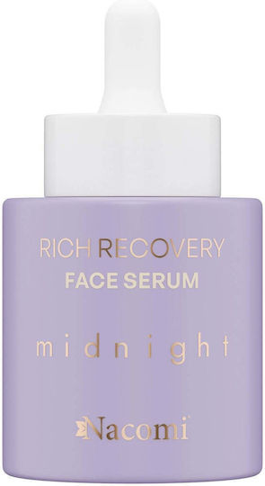 Nacomi Rich Recovery Midnight Ενυδατικό & Αντιγηραντικό Serum Προσώπου με Υαλουρονικό Οξύ 30ml