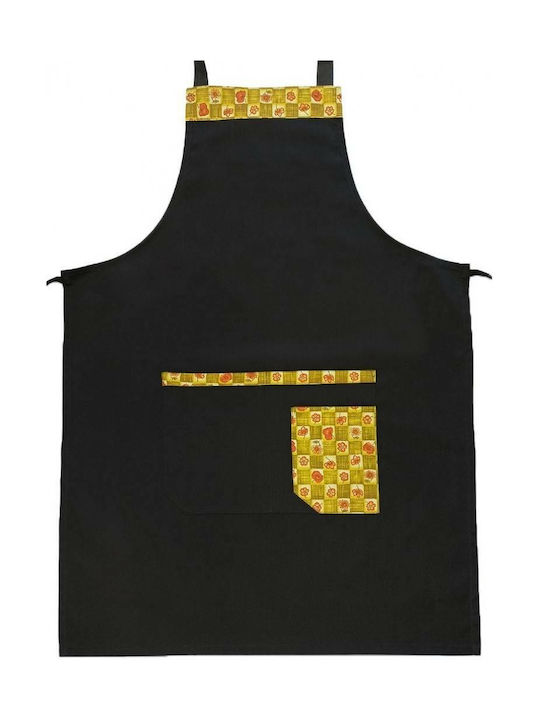 Food Service Apron Black MARK994