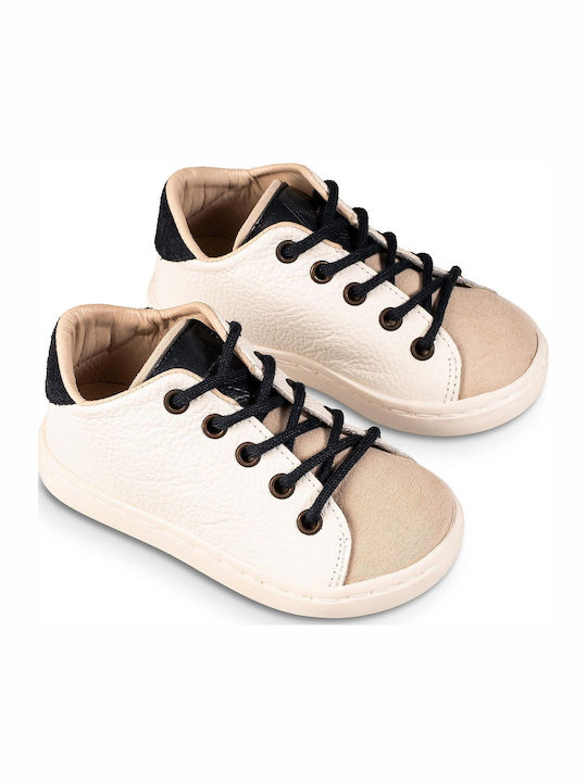 Babywalker Papuci boteza din piele Sneakers Bej...