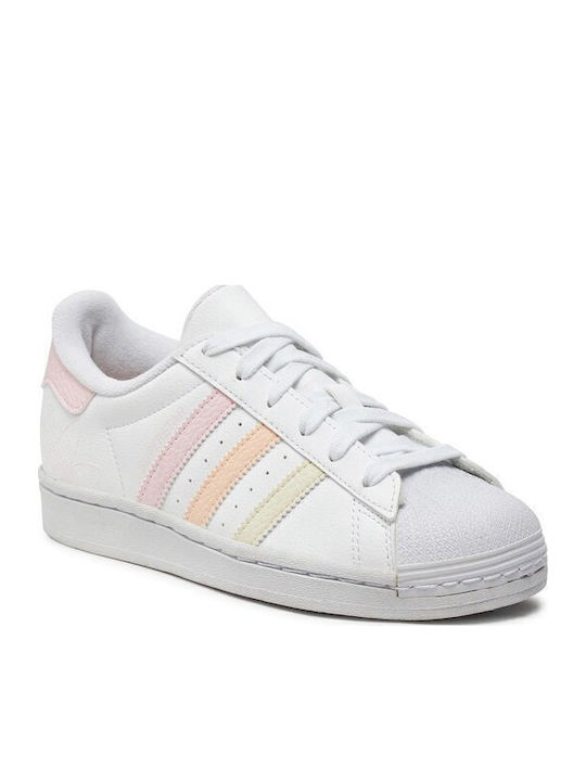 adidas Superstar Παιδικά Sneakers Λευκά