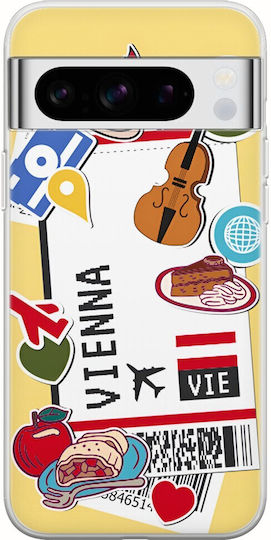 Ticket To Vienna Задна корица Силикон Многоцветен (Google Pixel 8 Pro)