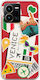 Ticket To Venice Back Cover Silicone Multicolour (Vivo Y22S / Y35)