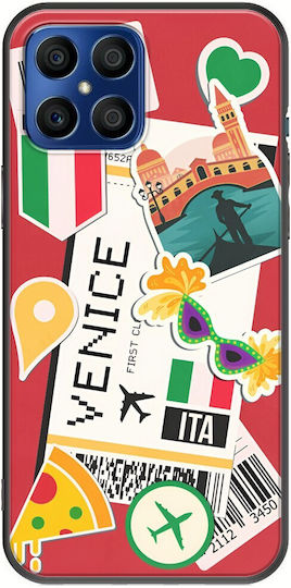 Ticket To Venice Umschlag Rückseite Silikon Mehrfarbig (Ehre X8)