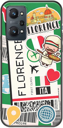 Ticket To Florence Задна корица Силикон Многоцветен (Realme GT 2 5G)