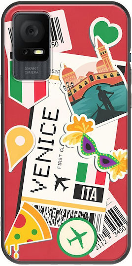 Ticket Back Cover Silicon Multicolor (TCL 408)