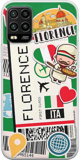 Ticket To Florence Back Cover Silicone Multicolour (Xiaomi Mi 10 LiteHonor 10 Lite)