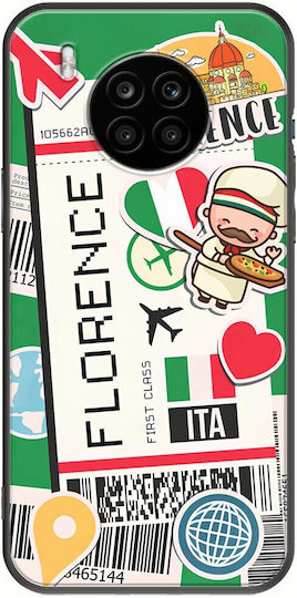 Ticket To Florence Umschlag Rückseite Silikon Mehrfarbig (Honor 50 Lite)