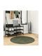 vidaXL Huarte Anti-slip Rug Round Cypress