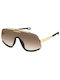 Carrera Men's Sunglasses with Gold Frame and Brown Gradient Lens 16 FG4/86