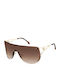 Carrera Women’s Sunglasses with Gold Metallic Frame and Grey Gradient Lens 3006/S 06J/HA