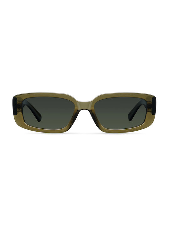Meller Sunglasses with Green Plastic Frame and Green Lens AKI-MOSSOLI
