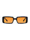 Meller Sunglasses with Black Plastic Frame and Orange Lens KS-TUTORANGE