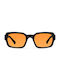 Meller Sunglasses with Black Plastic Frame and Orange Lens LW-TUTORANGE