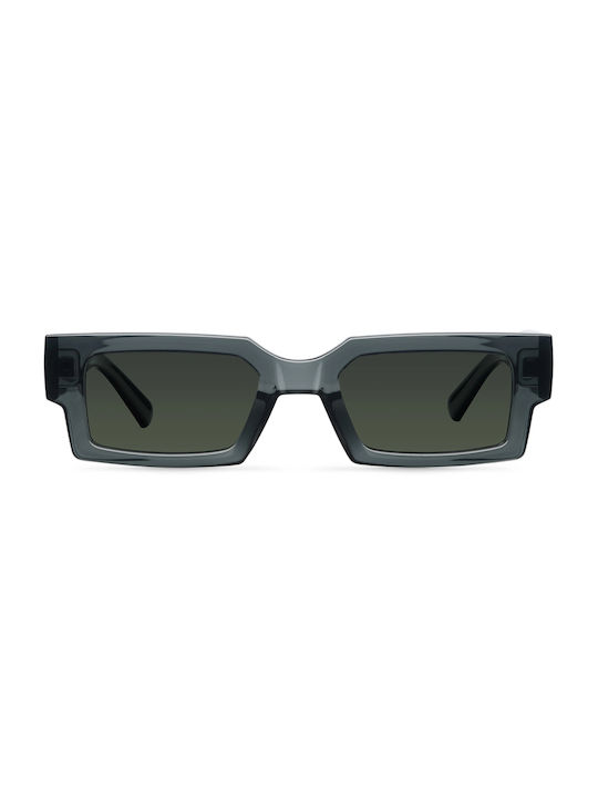 Meller Sunglasses with Gray Plastic Frame and Green Lens AR-FOSSILOLI