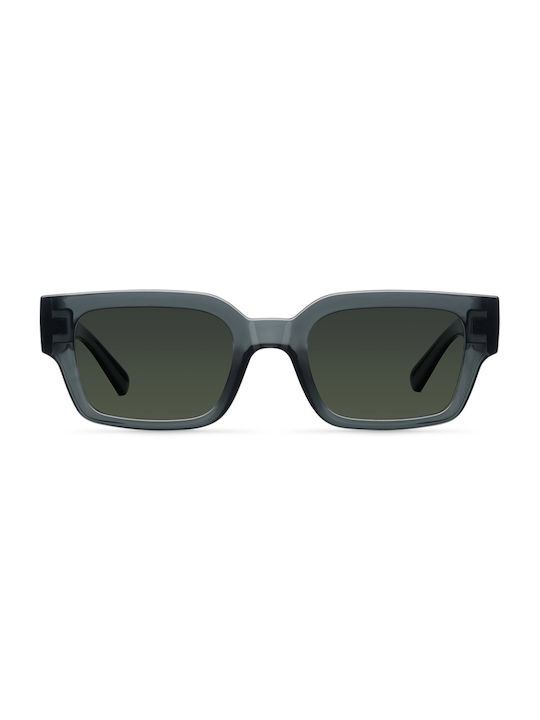 Meller Sonnenbrillen mit Gray Rahmen und Grün Linse HM-FOSSILOLI