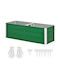 Outsunny Blumenkasten Metallisch Green 125x47x40cm.
