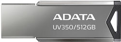 Adata Uv350 512GB USB 3.2 Stick Silver