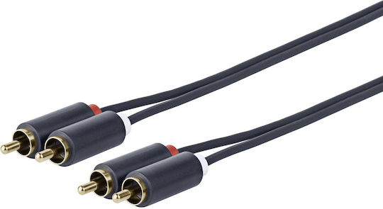 Vivolink 3m 2x RCA male Cable (PRORCARCA3)
