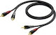 Procab Cla800/1.5 Cable 2x RCA male - 2x RCA male 1.5m